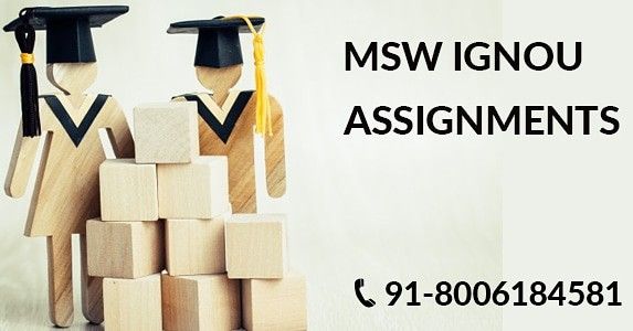 IGNOU MSW(C) SOLVED ASSIGNMENT 2023-24 FREE Download